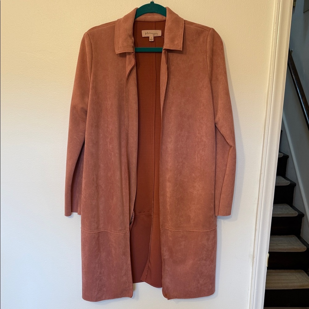 Philosophy Women's Trench Coat in Soft Pink